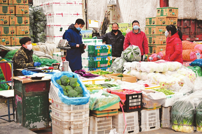山西太原 蔬菜貨源充足，農副產品供銷兩旺